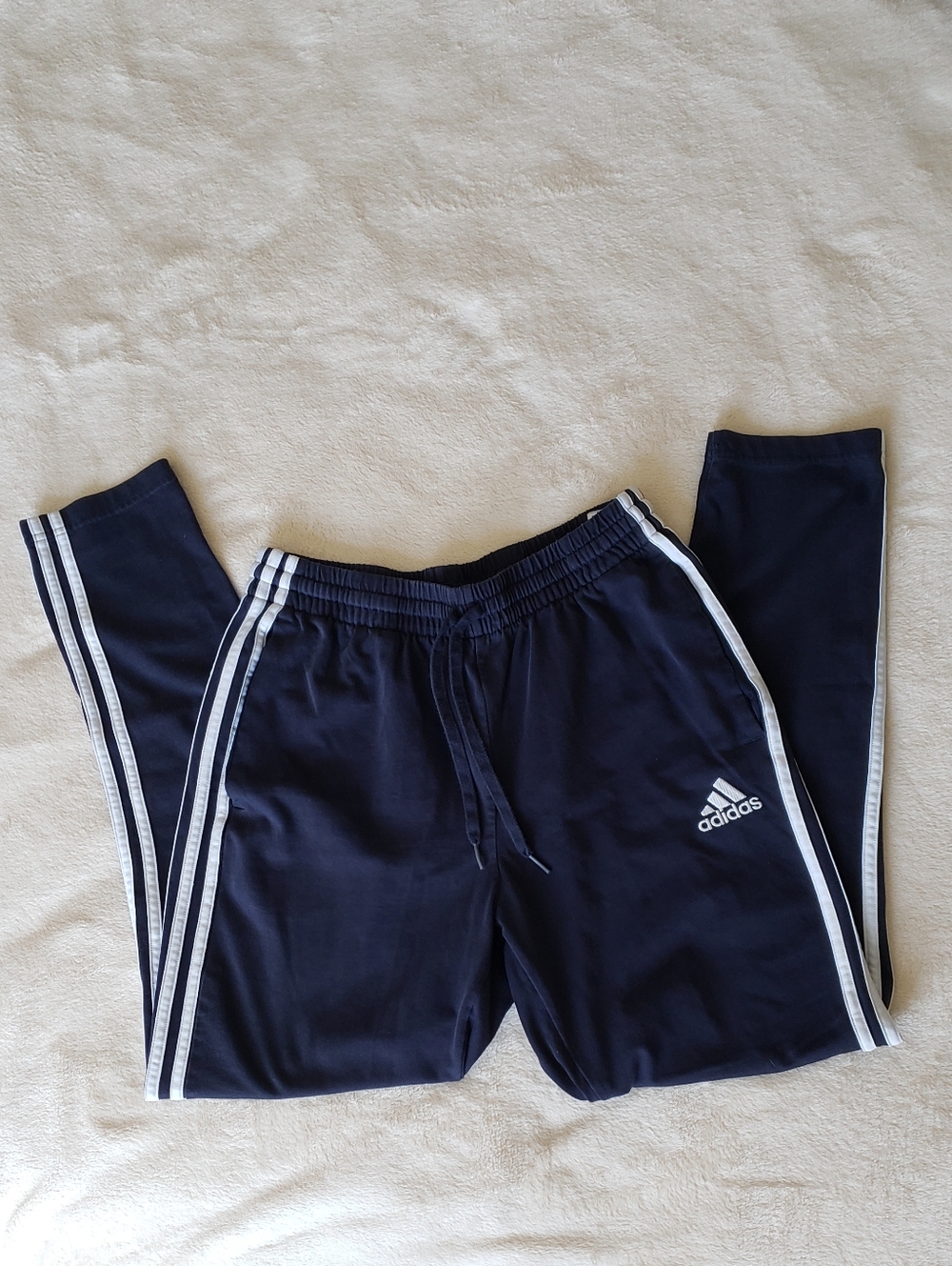 ADIDAS Large Navy Jogger Sweat Pants